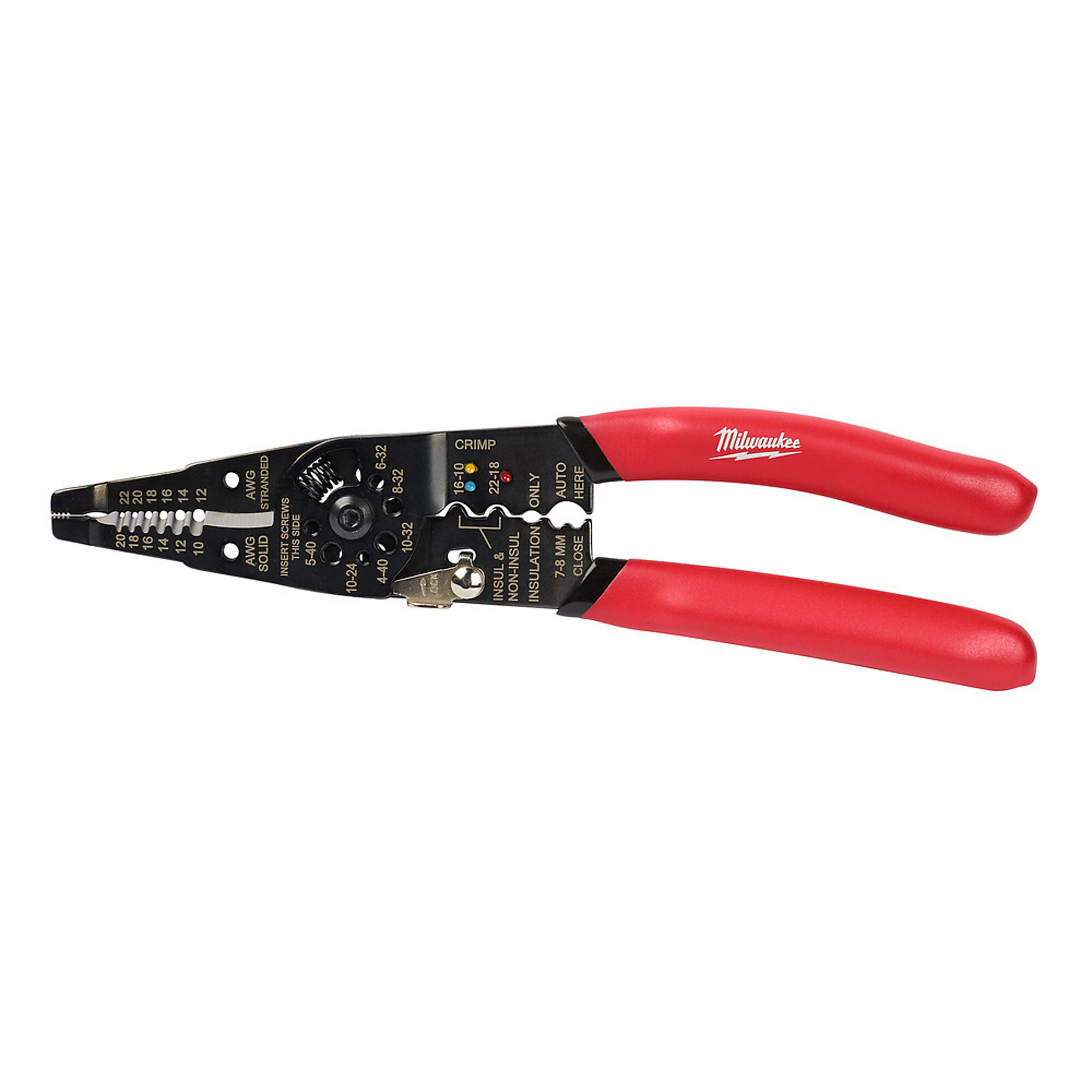 Milwaukee 9in. Multi-Purpose Wre Stripper with Crimper, Model# 48-22-6579